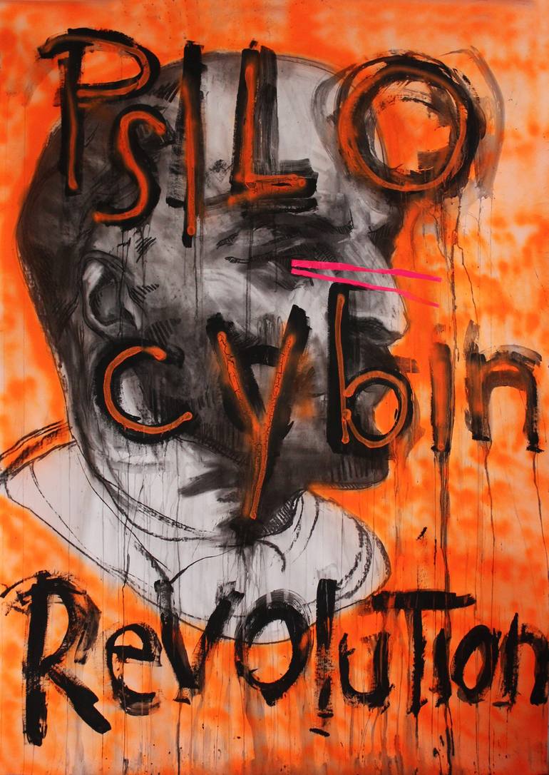 Original Street Art Political Paintings by Laszlo Csernatony Lukacs