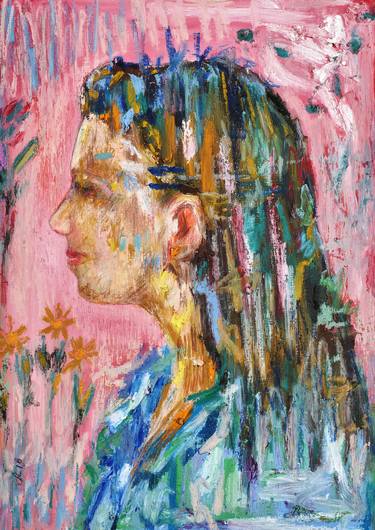 Print of Expressionism Portrait Paintings by Chrys Roboras