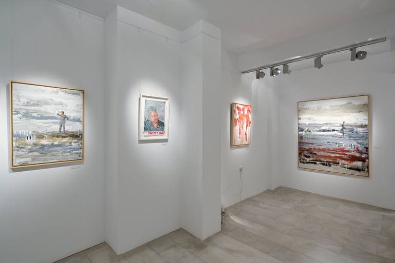 Original Figurative People Painting by Chrys Roboras