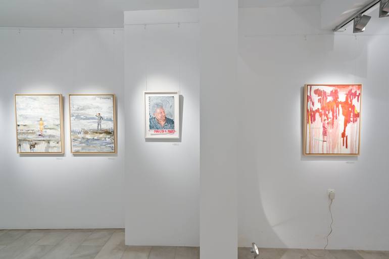 Original Figurative People Painting by Chrys Roboras