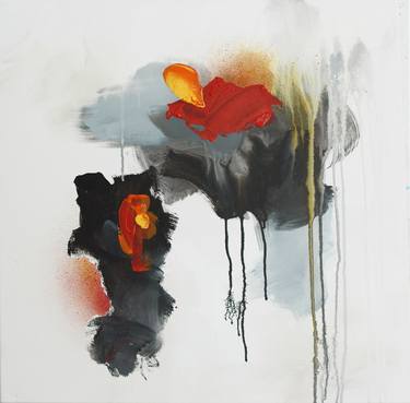 Original Abstract Expressionism Abstract Paintings by Sylvie Adams