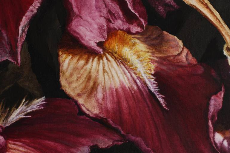 Original Contemporary Floral Painting by Bert Van Zelm