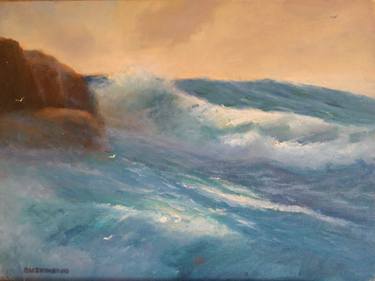 Original Conceptual Seascape Paintings by David Buckbinder