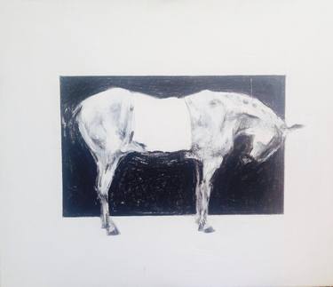 Print of Documentary Horse Paintings by Christoph Mueller