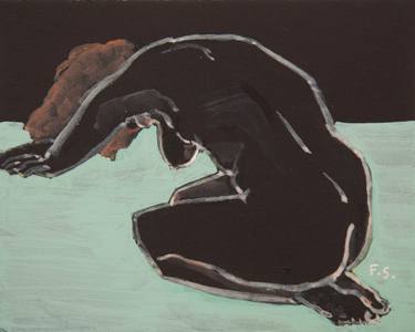 Print of Minimalism Erotic Paintings by François SPEICH