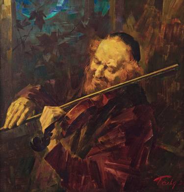 Print of Figurative Music Paintings by Herman Gold