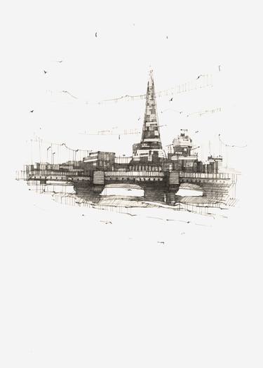 Original Cities Drawing by Natalia Avdeeva