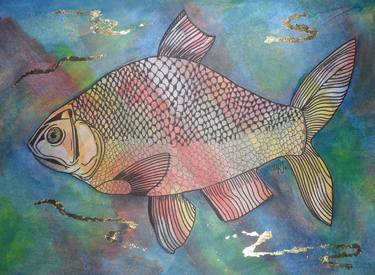 Original Fish Drawing by Michelle Ranson