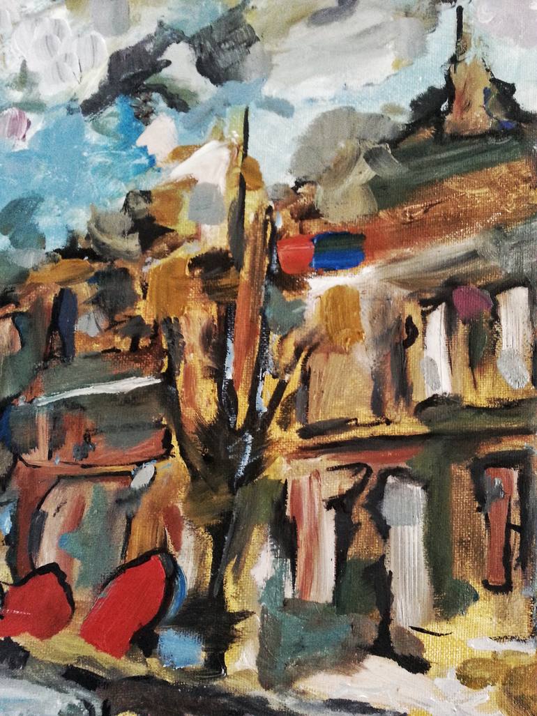 Original Abstract Expressionism Abstract Painting by Damon Aaron