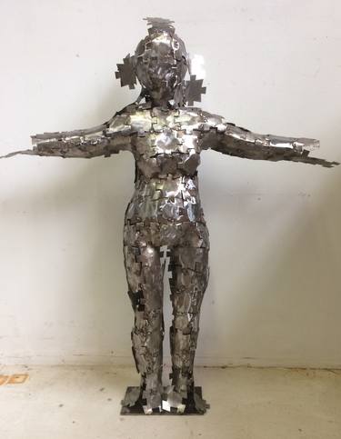 Original Men Sculpture by Fraser Paterson