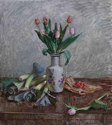 Original Impressionism Still Life Paintings by Amy Florence