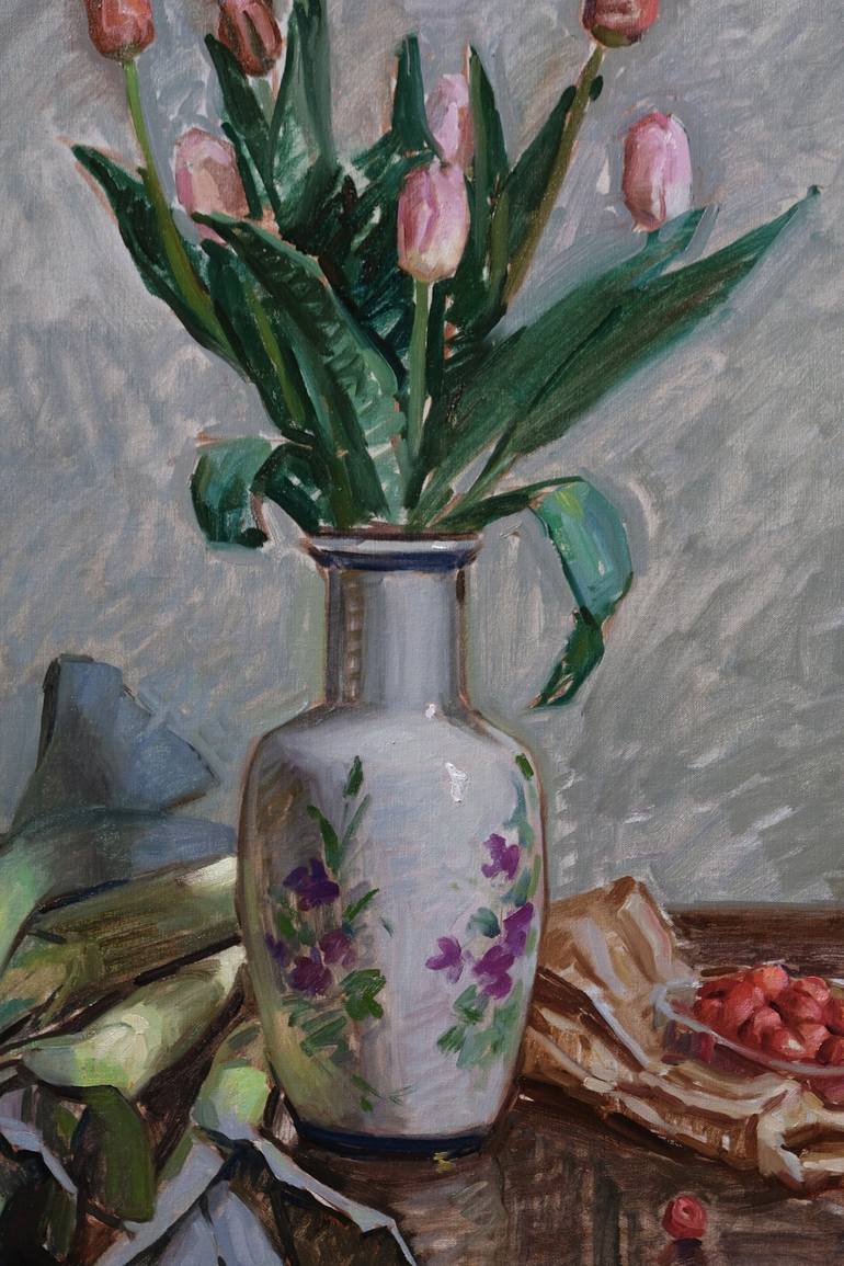 Original Impressionism Still Life Painting by Amy Florence