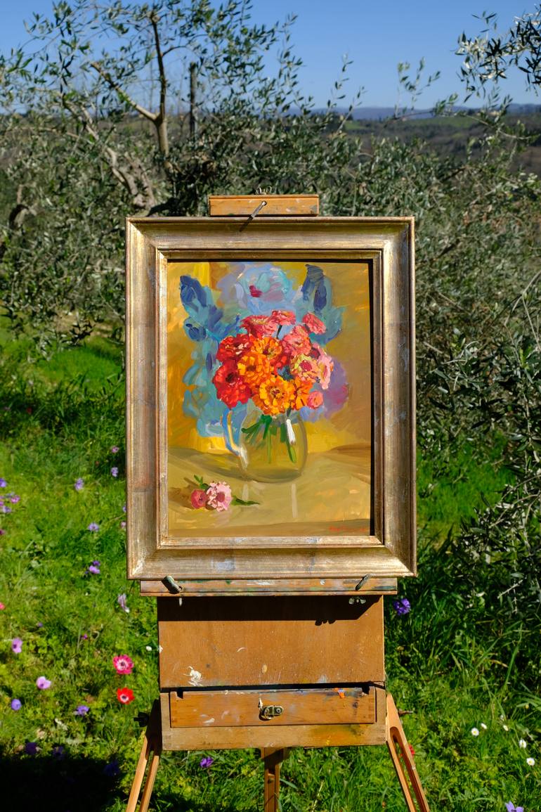 Original Impressionism Still Life Painting by Amy Florence