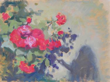 Print of Fine Art Floral Paintings by Amy Florence