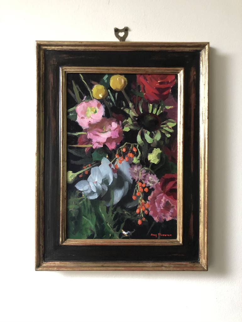 Original Floral Painting by Amy Florence