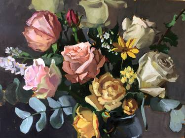 Print of Fine Art Floral Paintings by Amy Florence
