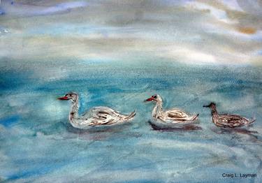 Three Swans a Swimmin thumb