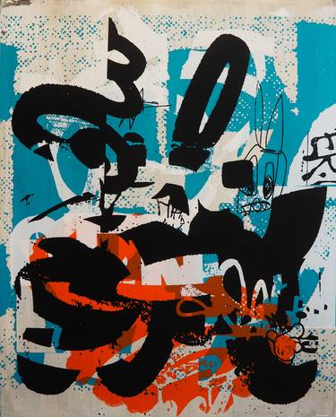 Original Street Art Abstract Paintings by Jay Vollmar