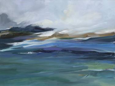 Print of Conceptual Seascape Paintings by Donna Lomangino