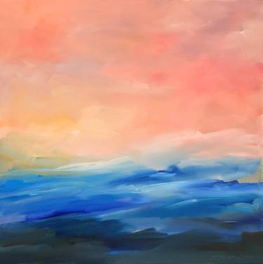 Print of Abstract Seascape Paintings by Donna Lomangino