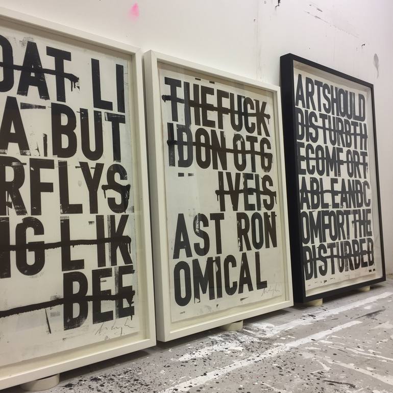 Original Typography Painting by Steve Smythe