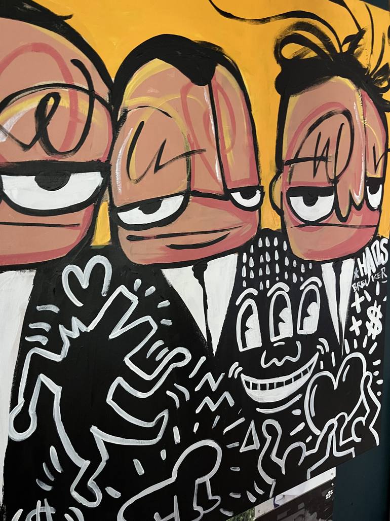 Original Street Art Graffiti Painting by Hans Breuker