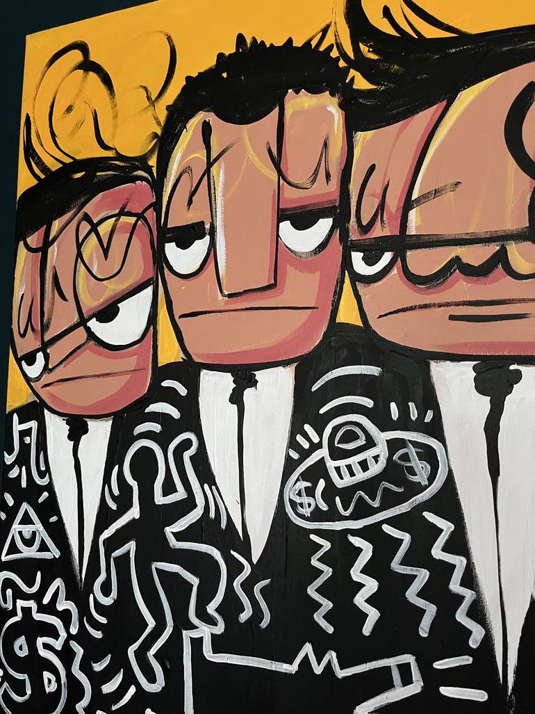 Original Street Art Graffiti Painting by Hans Breuker