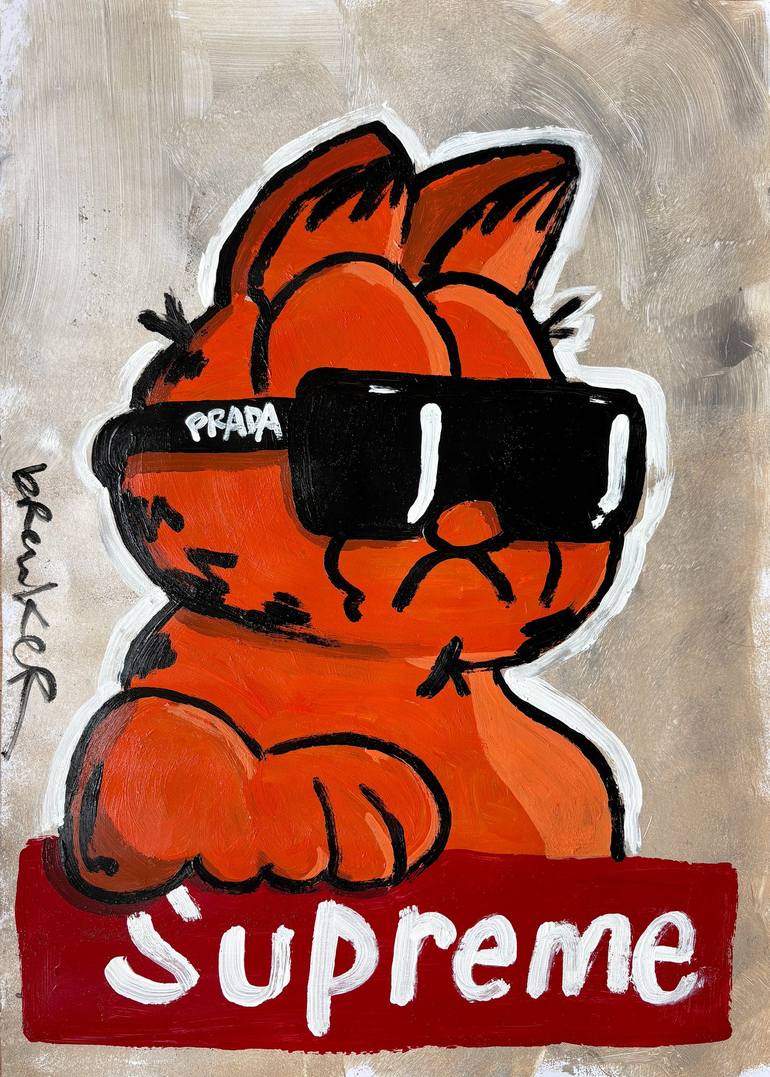 Original Pop Art Cartoon Paintings by Hans Breuker