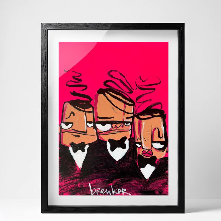 Original Contemporary Fashion Painting by Hans Breuker