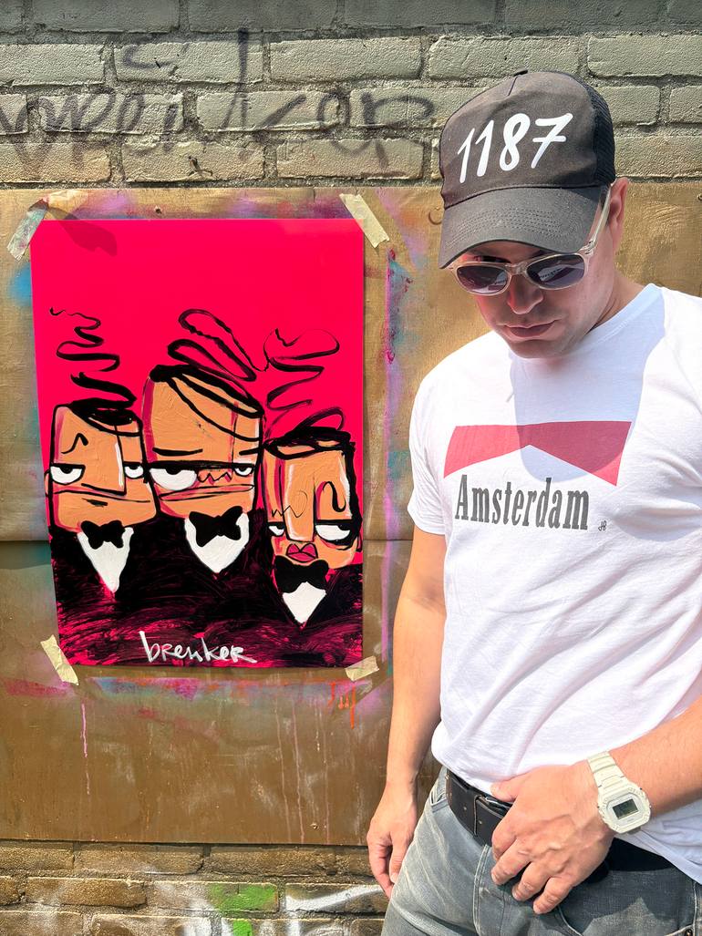 Original Contemporary Fashion Painting by Hans Breuker