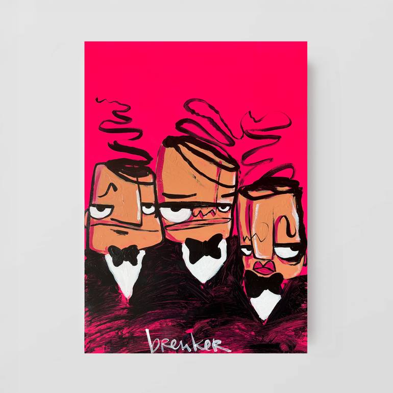 Original Contemporary Fashion Painting by Hans Breuker