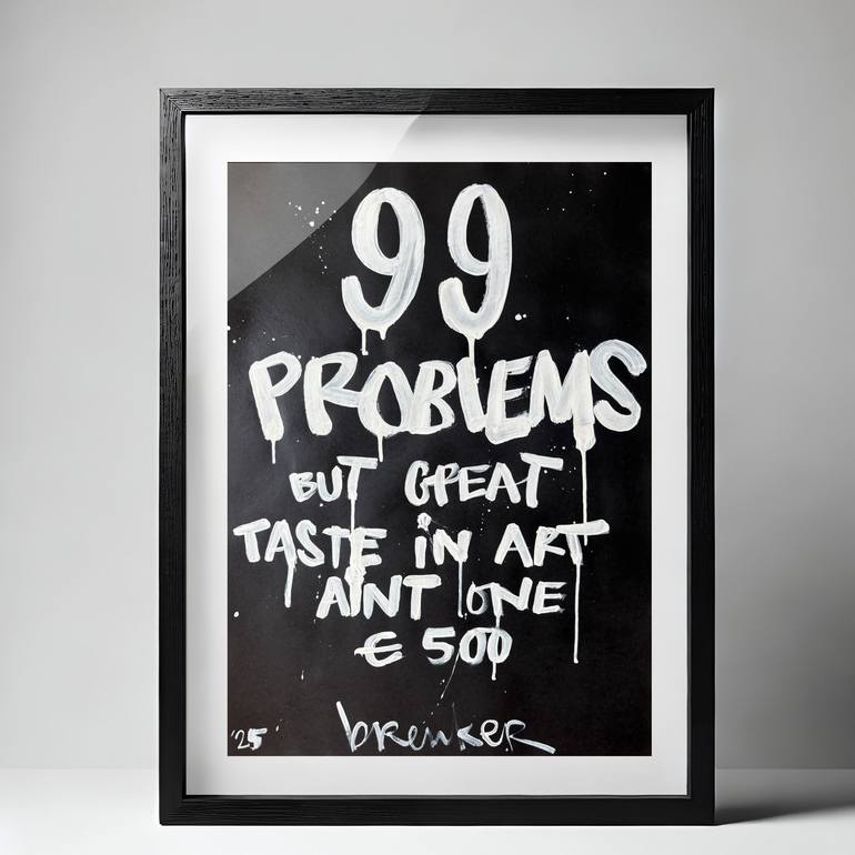 Original Pop Art Humor Painting by Hans Breuker