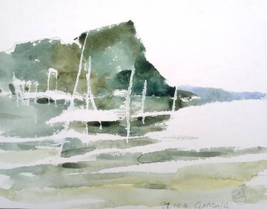 Print of Expressionism Yacht Paintings by Janusz Iciak