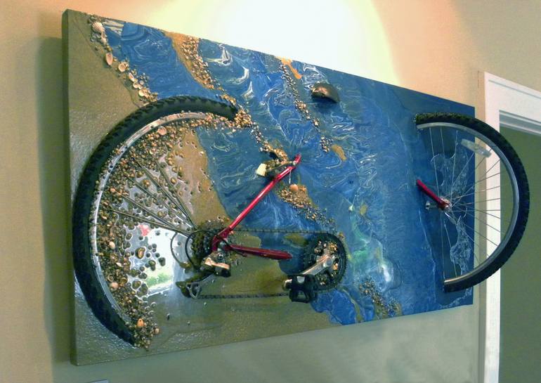 Original Modernism Transportation Sculpture by Paula Wright