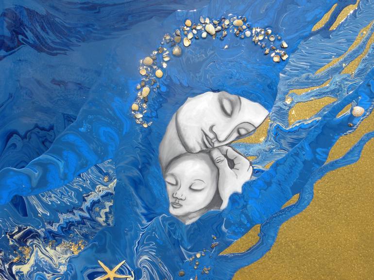 Original Conceptual Religion Painting by Paula Wright
