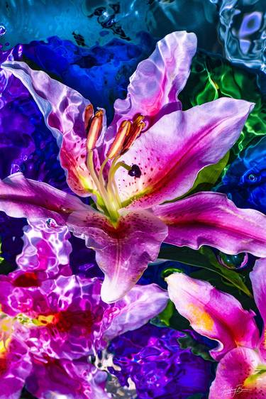 Original Abstract Floral Photography by Geoffrey Baris