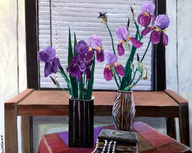 Original Fine Art Floral Paintings by Jane McCabe