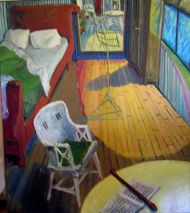 Original Expressionism Interiors Paintings by Jane McCabe