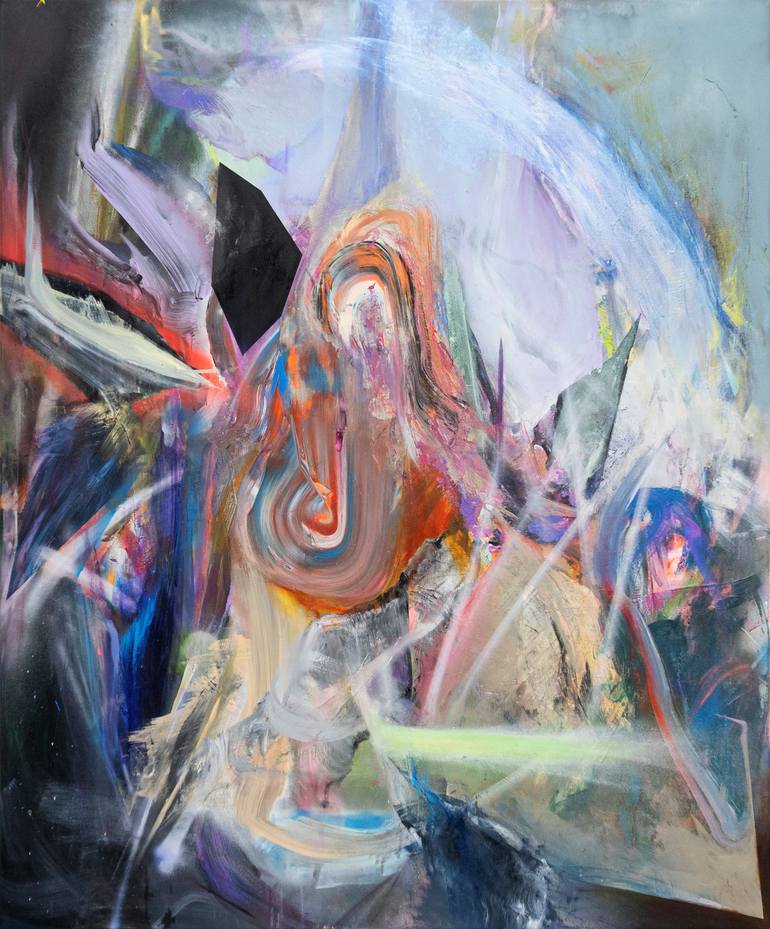 Back in the Paradox Painting by Sadie Weis | Saatchi Art