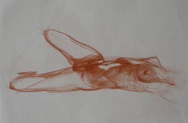 Original Figurative Body Drawings by Mykola Hrytseliak