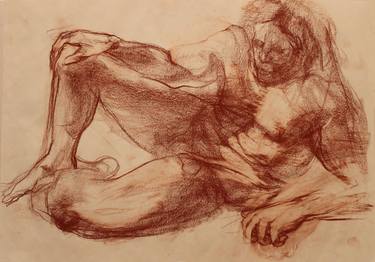 Print of Expressionism Body Drawings by Mykola Hrytseliak