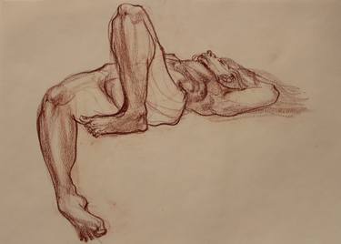 Print of Body Drawings by Mykola Hrytseliak