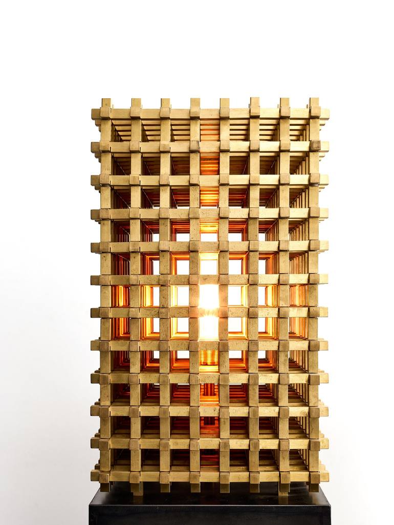 Original Geometric Sculpture by Thomas Raepke