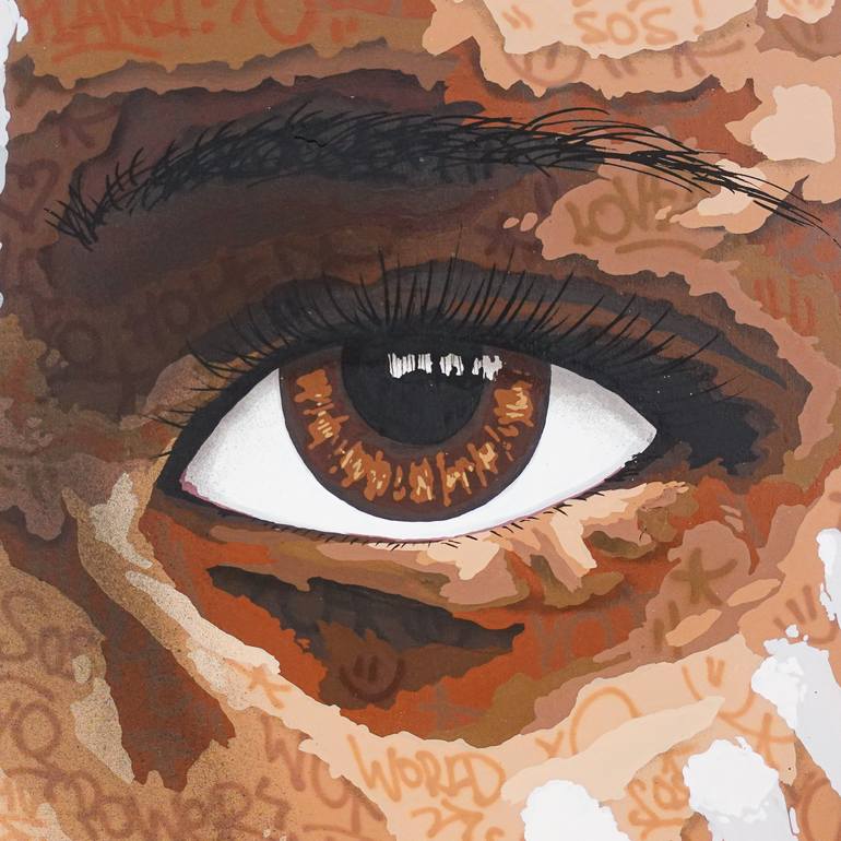 Original Street Art Nature Painting by Edis One