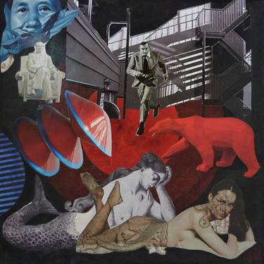 Print of Figurative Fantasy Collage by pelagia Angelopoulou