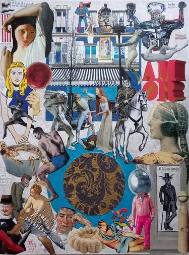 Print of Fine Art Political Mixed Media by pelagia Angelopoulou