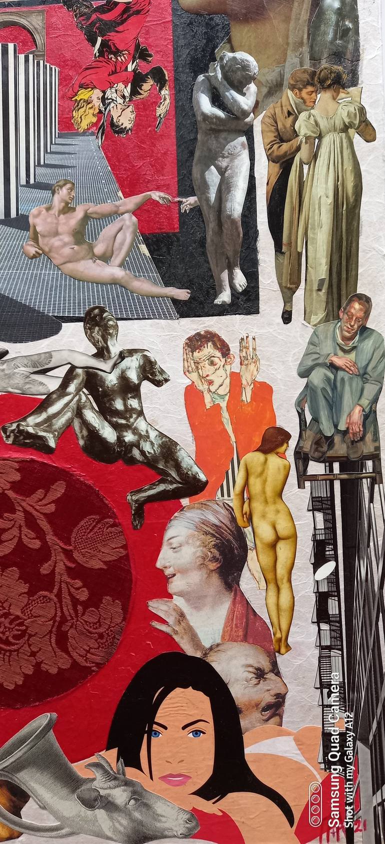 Original Fine Art Political Mixed Media by Pelagia Angelopoulou