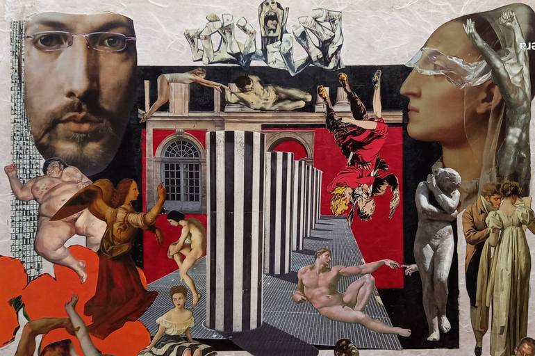 Original Fine Art Political Mixed Media by Pelagia Angelopoulou