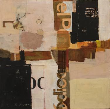 Original Abstract Collage by Elizabeth Stabler Riker Kolbe