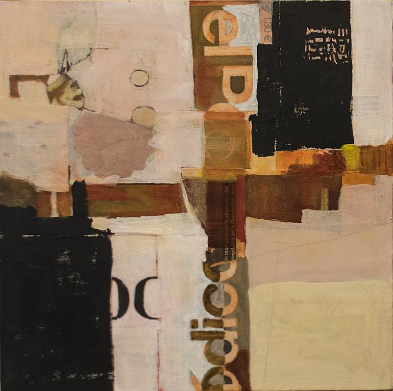 Print of Abstract Collage by Elizabeth Stabler Riker Kolbe